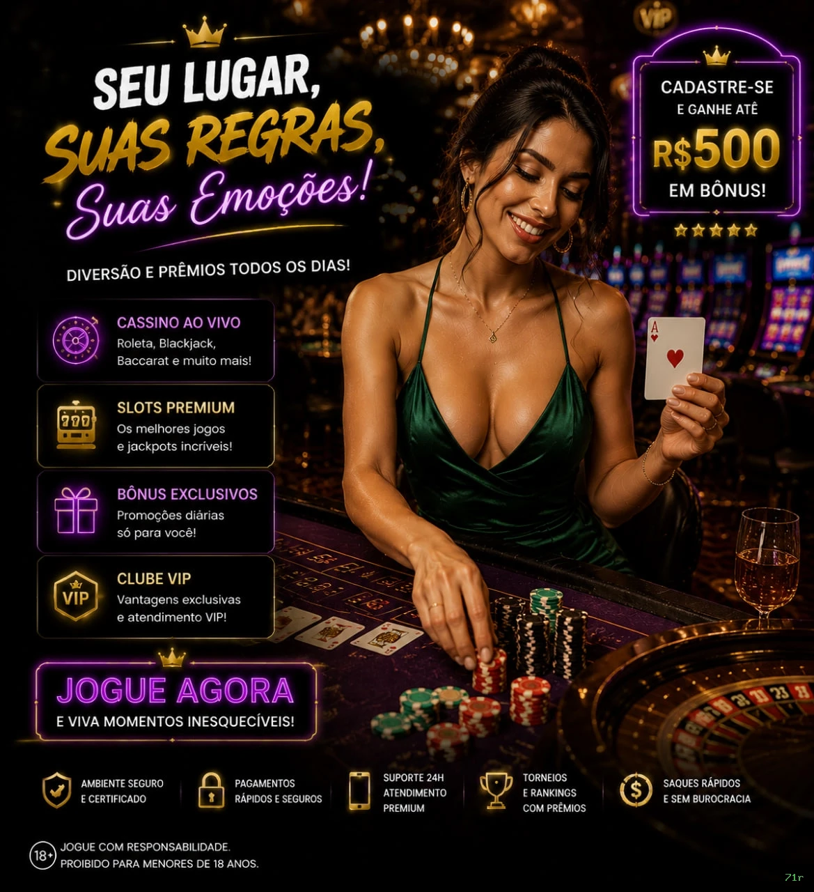 Programa VIP 71r - benefícios exclusivos